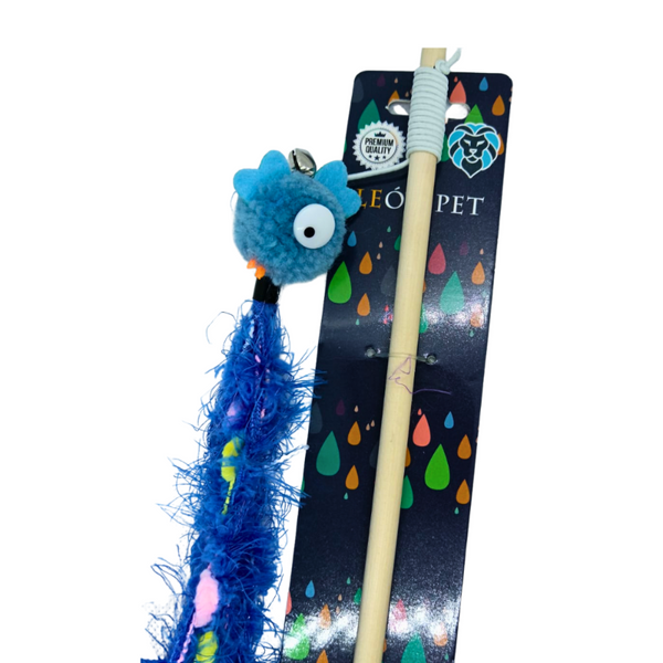 Varilla Para Gatos Con Alíen Azul - Moxy Pet Box