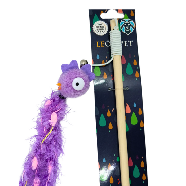 Varilla Para Gatos Con Alíen Morado - Mox Pet Box
